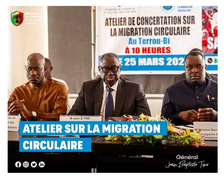Atelier sur la Migration Circulaire :Vers un Cadre Sécurisé, Régulé et Bénéfique
