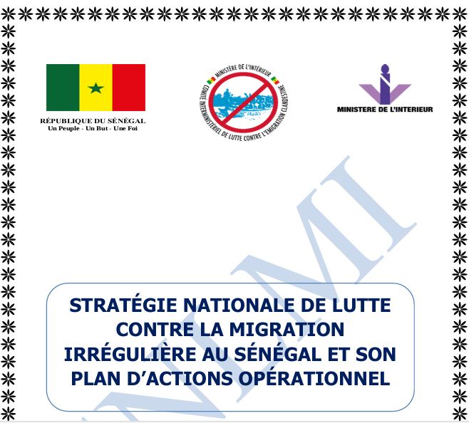 Télécharger la version PDF de la Stratégie Nationale de Lutte contre la Migration Irrégulière (SNLMI) validé par l’Etat du Sénégal le 27 Juillet 2023.