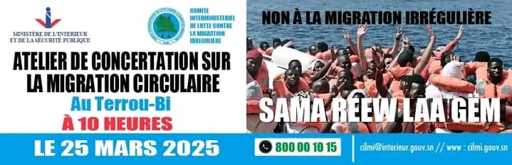 PDF : COMMUNIQUE DE PRESSE : Atelier de concertation sur la migration circulaire du mardi 25 mars 205 au Terrou – bi à partir de 10 heures.